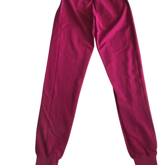 Figs Boston Slim TALL Jogger Scrub Pants in Dark Magenta XXS / 2XS TALL Bottoms - Picture 7 of 7
